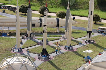 NASA rockets at LEGOLAND Florida