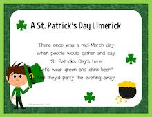 St. Patrick's Day limerick